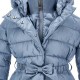 Płaszcz puchowy dla dziewczynki Monnalisa 006408 - D - ciepła kurtka dla dziecka