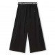 Czarne szerokie spodnie dziewczęce 7/8 DKNY 006427 - B - stylowe ubrania dla nastolatek