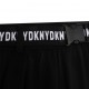 Czarne szerokie spodnie dziewczęce 7/8 DKNY 006427 - C - stylowe ubrania dla nastolatek