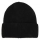 Czarna czapka z dzianiny Karl Lagerfeld 006432 - B - czapki zimowe dla dzieci i nastolatków