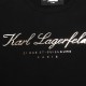 Czarny t-shirt dziewczęcy Karl Lagerfeld 006433 - C - koszulki dla nastolatki