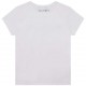 Biały t-shirt dziewczęcy Karl Lagerfeld 006434 - C - ubrania dla nastolatki