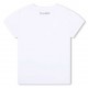 Biała koszulka dziewczęca Karl Lagerfeld 006436 - B - koszulki dla nastolatki