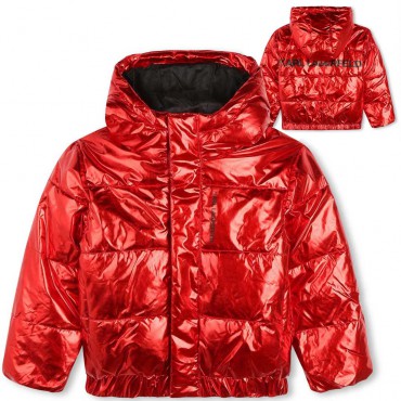 Ciepła kurtka dziewczęca Karl Lagerfeld 006437 - A - kurtka zimowa dla nastolatki