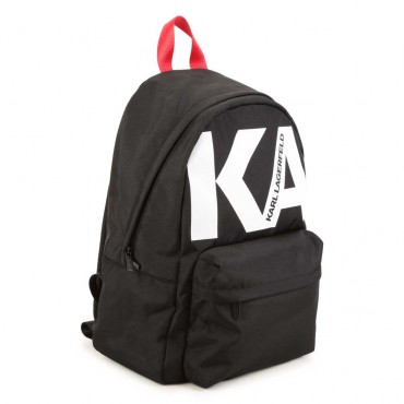 Czarny plecak Karl Lagerfeld 006441 - A - plecaki szkolne i przedszkolne