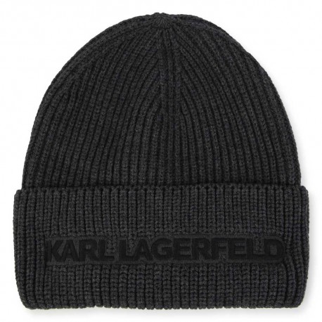 Bawełniana czapka dla dziecka Karl Lageeld  006442 - A - czapki z dzianiny