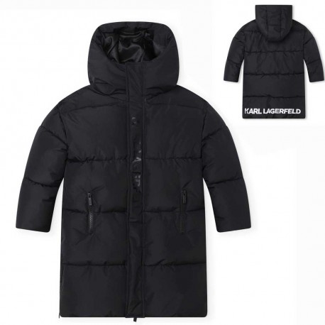 Długa kurtka dla chłopca Karl Lagerfeld 006445 - A - kurtki zimowe