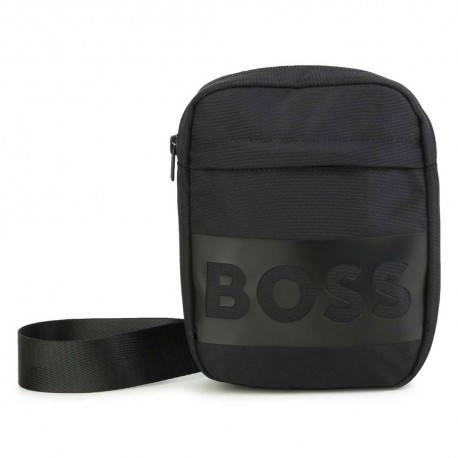 Czarna listonoszka chłopięca Hugo Boss 006449 - A - torby dla dzieci