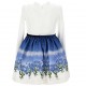 Sukienka dziewczęca Monnalisa St Moritz 006457 - C - wizytowe sukienki dla dziewczynki
