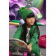 Zielona bluza dla dziewczynki Monnalisa 006482 - B - ekskluzywne ubrania dla dzieci