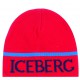 Czerwona czapka dla małego dziecka Iceberg 006503 - A - czapki chłopięce 