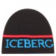 Czarna czapka dla chłopca Iceberg 006505 - A - czapki dla dzieci