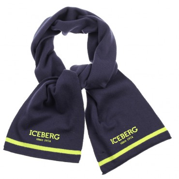 Granatowy szalik dla chłopca Iceberg 006506 - A - szaliki dla dziecka