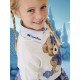 Sweter dla dziewczynki z misiem  Monnalisa 006513 - B - swetry dla dziecka