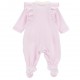 Różowy pajacyk niemowlęcy Monnalisa 006518 - B - ekskluzywne ubranka dla niemowląt