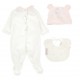 Komplet niemowlęcy Monnalisa 006519 - B ekskluzywne ubranka dla niemowląt