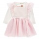 Komplet niemowlęcy Monnalisa 006520 -B - ekskluzywne ubranka dla małej dziewczynki