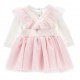 Komplet niemowlęcy Monnalisa 006520 - C - ekskluzywne ubranka dla małej dziewczynki