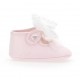 Różowe buciki niemowlęce Monnalisa 006522 - B - niechodki dla dziewczynki