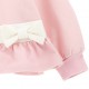 Bluza niemowlęca z kokardką Monnalisa 006527 - C - ekskluzywne ubranka dla niemowląt