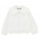 Biała bluza niemowlęca Monnalisa 006530 - A - ekskluzywne ubranka dla maluchów