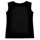 Czarny top dla dziewczynki Monnalisa 006561 - B - koszulka dziewczęca