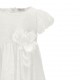 Koronkowa sukienka dziewczęca Monnalisa 006567 - C - białe sukienki dla dziewczynki