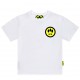 Biały t-shirt bawełniany Barrow Kids 006574 - B - designerskie ubrania dla dziecka i nastolatka