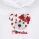 Bluza dziewczęca z misiem Monnalisa 006603 - C - ekskluzywne bluzy dla dziecka
