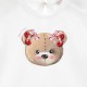 Koszulka niemowlęca z misiem Monnalisa 006610 - B - bluzeczki dla małej dziewczynki