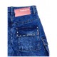Obszerne jeansy dla dziewczynki Monnalisa 006619 - D - bojówki dla dziecka