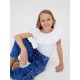 Obszerne jeansy dla dziewczynki Monnalisa 006619 - F - bojówki dla dziecka