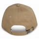 Beżowa czapka z daszkiem dla chłopca Boss 006651 - B - nakrycie głowy dla dziecka