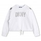 Biała bluza dla dziewczynki DKNY - A - ubrania dla nastolatki