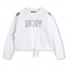 Biała bluza dla dziewczynki DKNY 006658