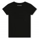 Czarny t-shirt dziewczęcy Karl Lagerfeld 006661 - B - koszulka dla nastolatki