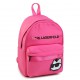 Neonowy plecak dziewczęcy Karl Lagerfeld 006666 - B - różowy plecak dla nastolatki