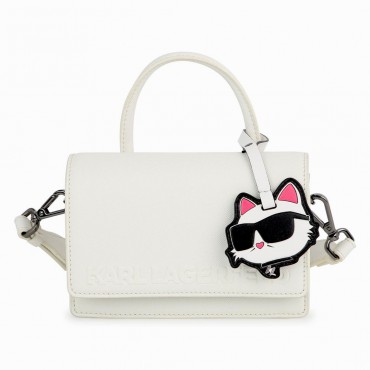 Biała torebka dziewczęca Karl Lagerfeld 006669 - A - torebki dla nastolatki