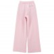 Różowe spodnie dla dziewczynki Monnalisa 006670 - C - pastelowe dresy dla dziecka