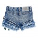 Jeansowe szorty dla dziewczynki Monnalisa 006676 - C - krótkie spodenki dla dziecka