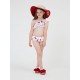 Asymetryczne bikini dziewczęce Monnalisa 006703 - D - kostium kąpielowy dla dziecka