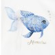 Koszulka dla dziewczynki rybka Monnalisa 006705 - B - t-shirty dla dziecka