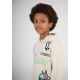 Jasna bluza chłopięca z kapturem Iceberg 006716 - D - designerskie bluzy dla dzieci i nastolatków