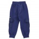 Granatowe spodnie dla dziewczynki Monnalisa 006726 - B - dresy dla dziecka