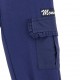 Granatowe spodnie dla dziewczynki Monnalisa 006726 - C - dresy dla dziecka