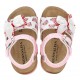 Profilowane sandały dziewczęce Monnalisa 006729 - C - letnie obuwie dla dziewczynki