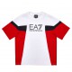 Bawełniana koszulka chłopięca EA7 006730