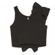 Asymetryczny top dziewczęcy Patrizia Pepe 006750 - B - bluzka dla nastolatki