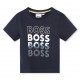Granatowa koszulka niemowlęca Hugo Boss 006780 - A - t-shirt dla chłopca