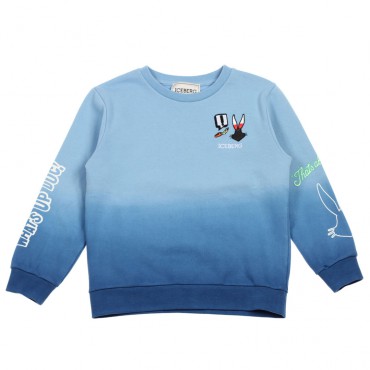 Niebieska bluza dla chłopca Iceberg 006791 - A - bluzy chłopięce